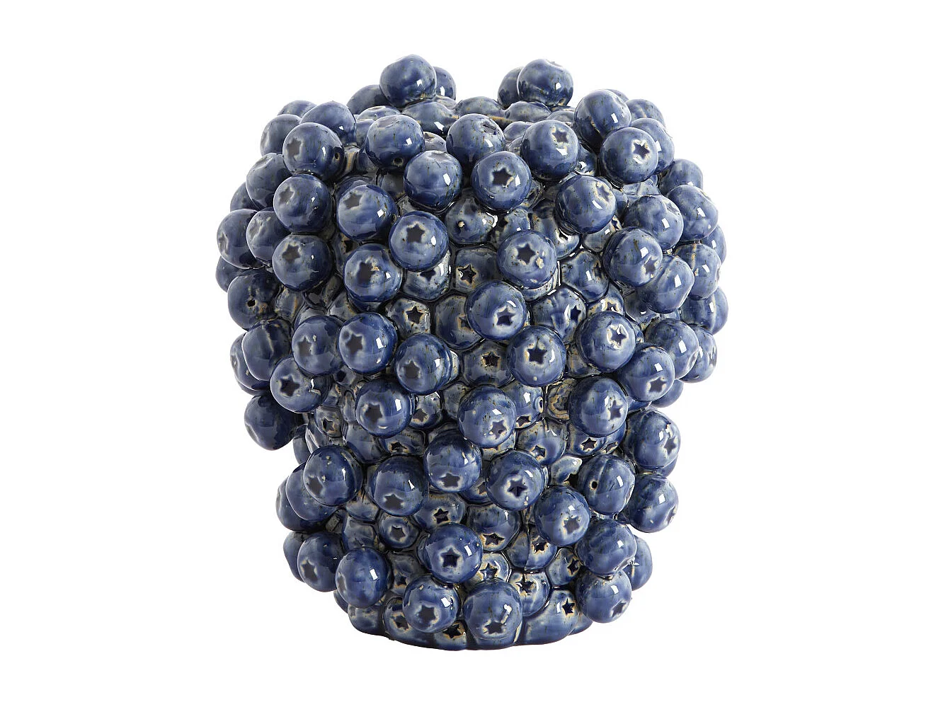 Vase Baies - Ø20x22,5 cm - Bleu