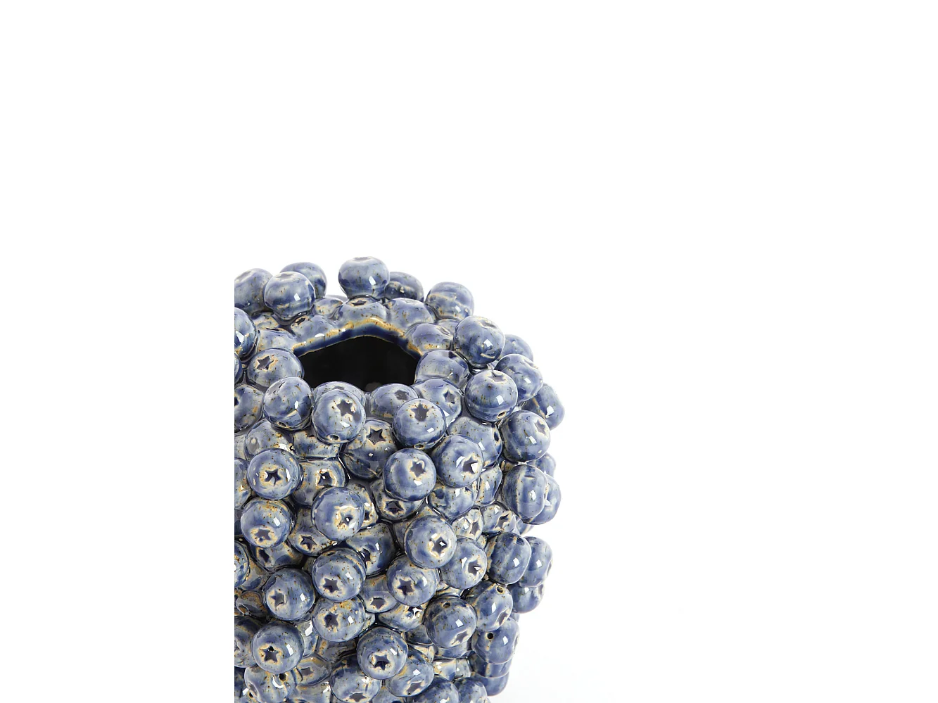 Vase Baies - Ø20x22,5 cm - Bleu