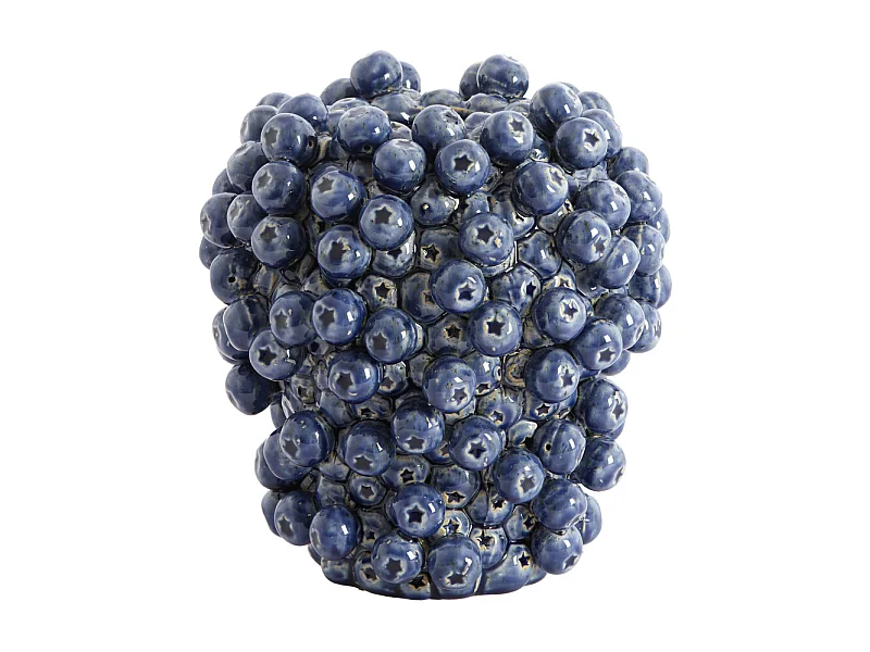 Vase Baies - Ø20x22,5 cm - Bleu