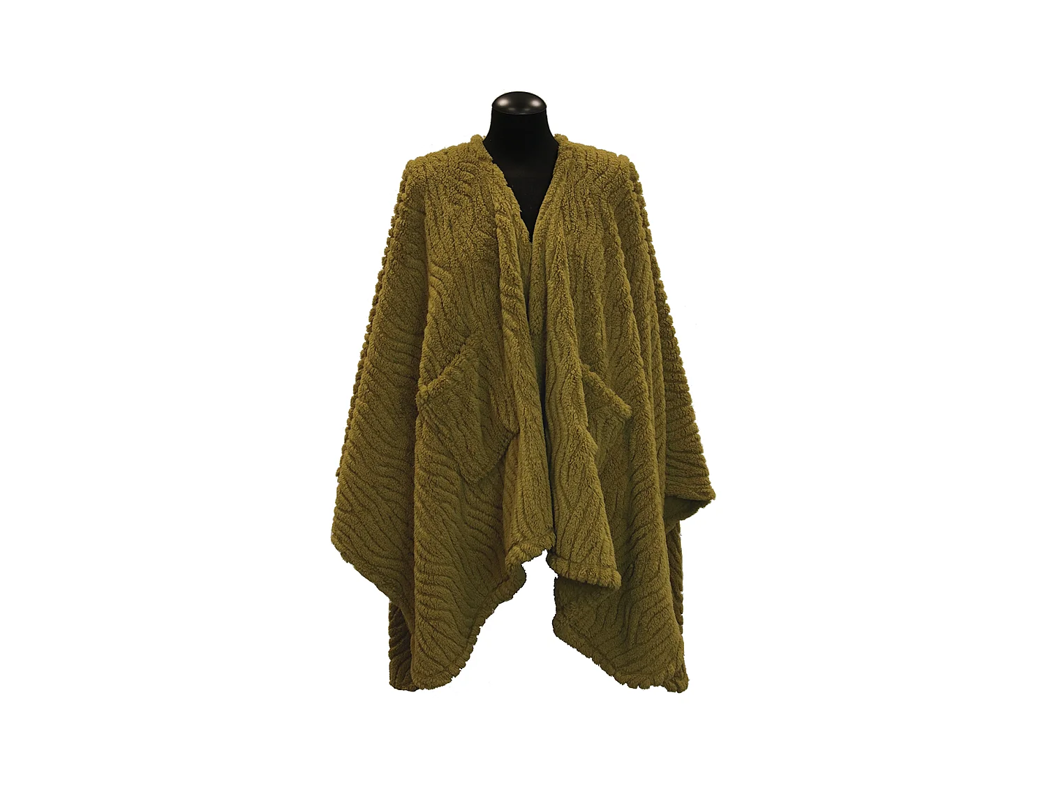Plaid Clio 148x160cm - Vert Mousse