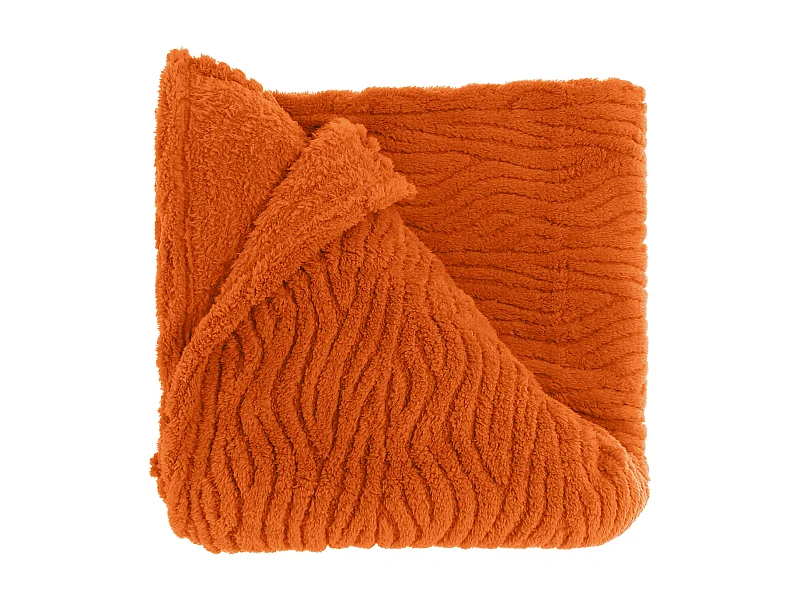 Plaid Clio 150x200cm - Orange Flame