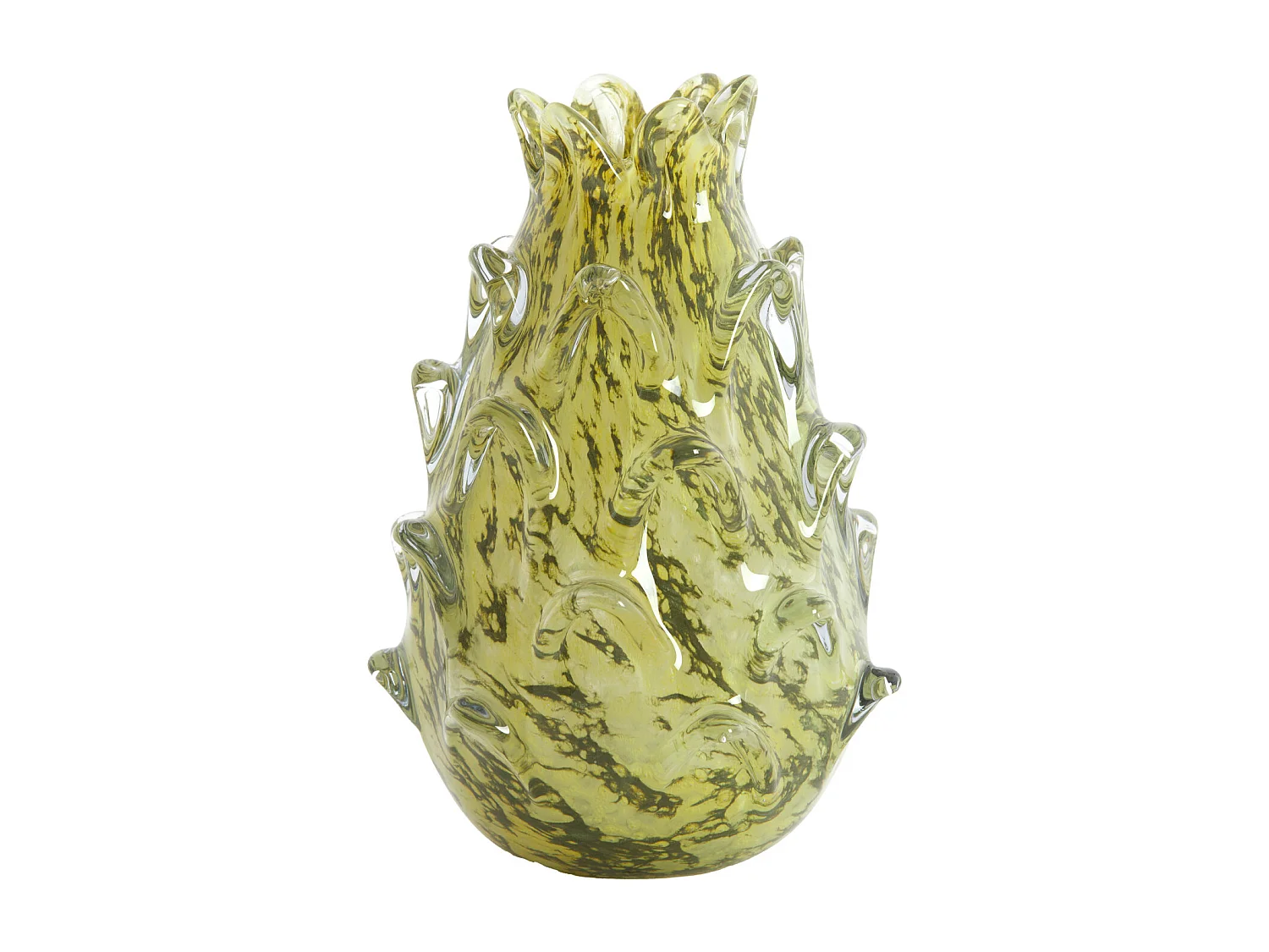 Vase DESMIRA - Ø14x21,5 cm - Vert