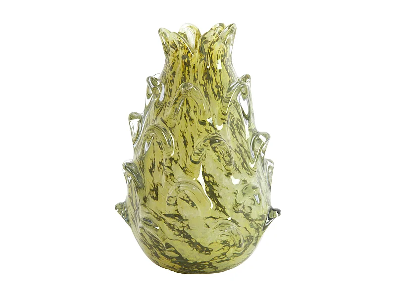 Vase DESMIRA - Ø14x21,5 cm - Vert