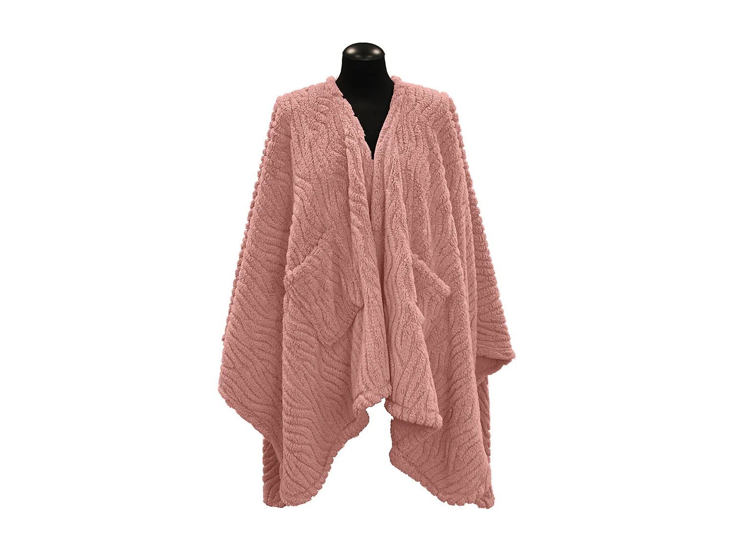 Omslagplaid Clio 148x160cm - Old Pink