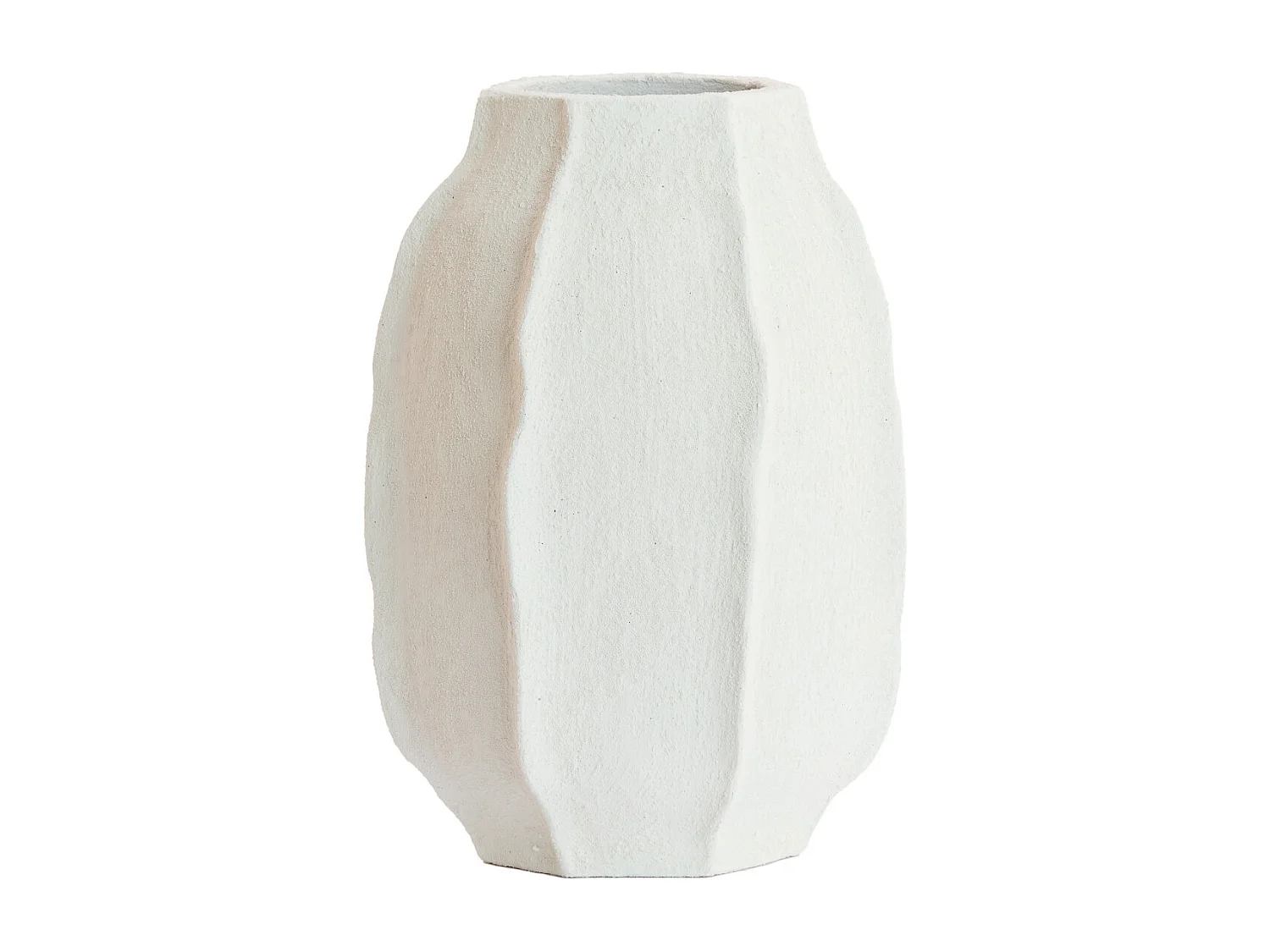 Vase SAPHIRA - Ø29x42 cm - Blanc