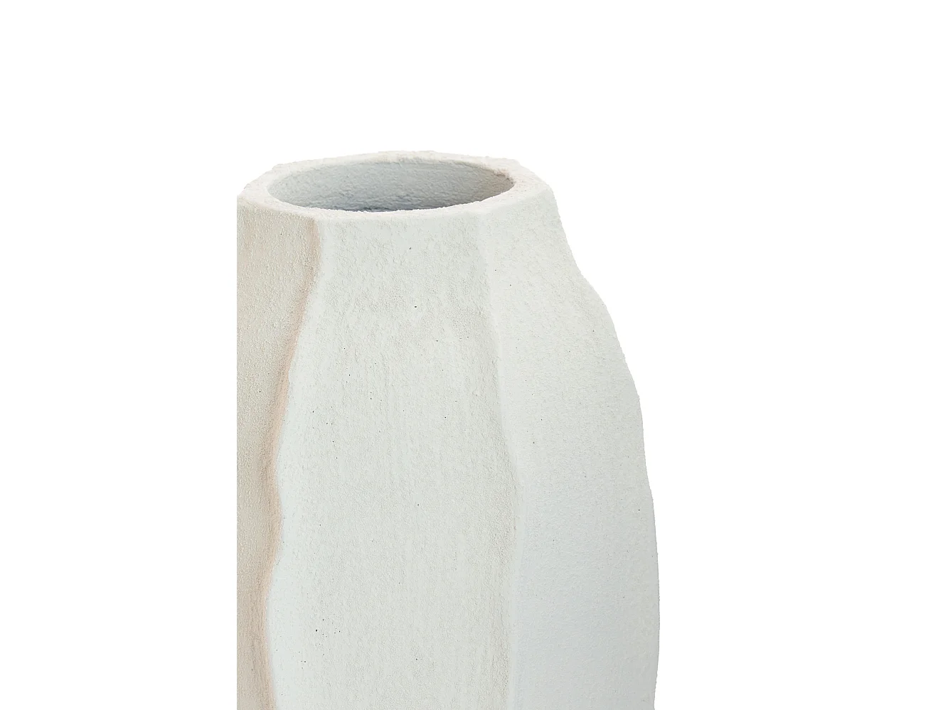 Vase SAPHIRA - Ø29x42 cm - Blanc