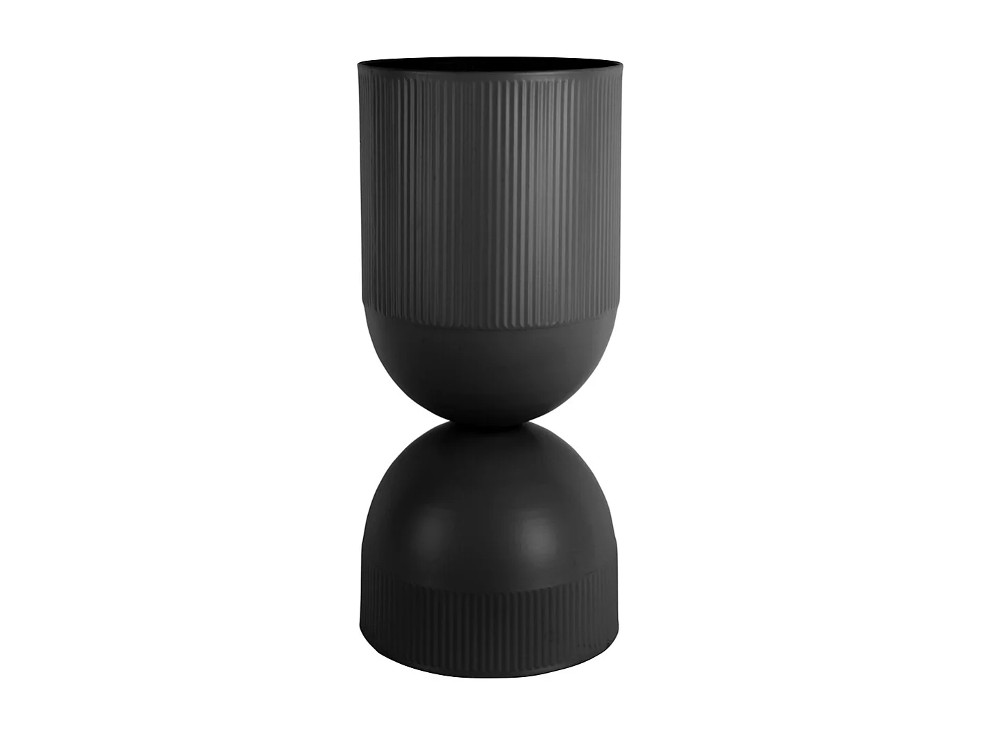 Bloempot Tonar  - 25.5x25.5x55 cm - Zwart