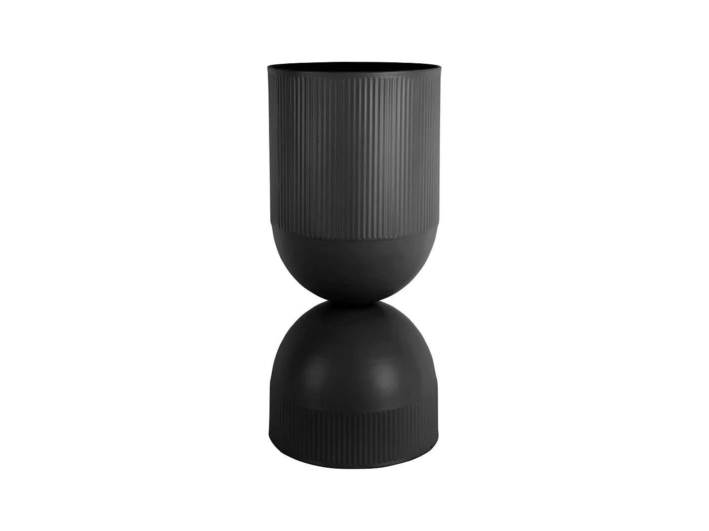 Pot de fleurs Tonar - 25,5x25,5x55 cm - Noir