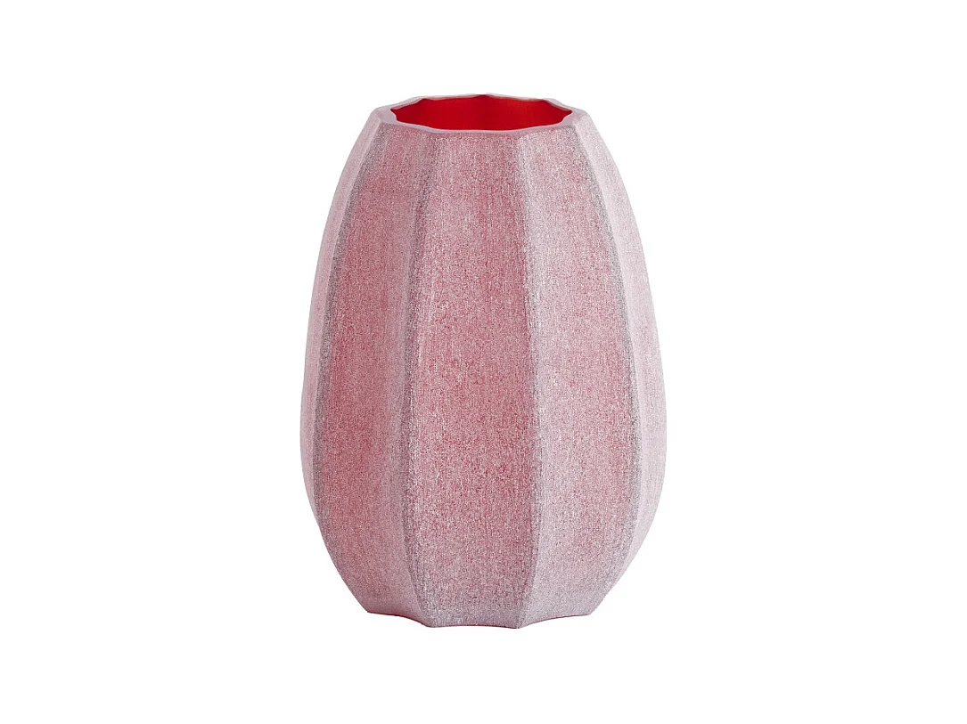 Vase BRADLEY - Ø17x23,5 cm - Rouge