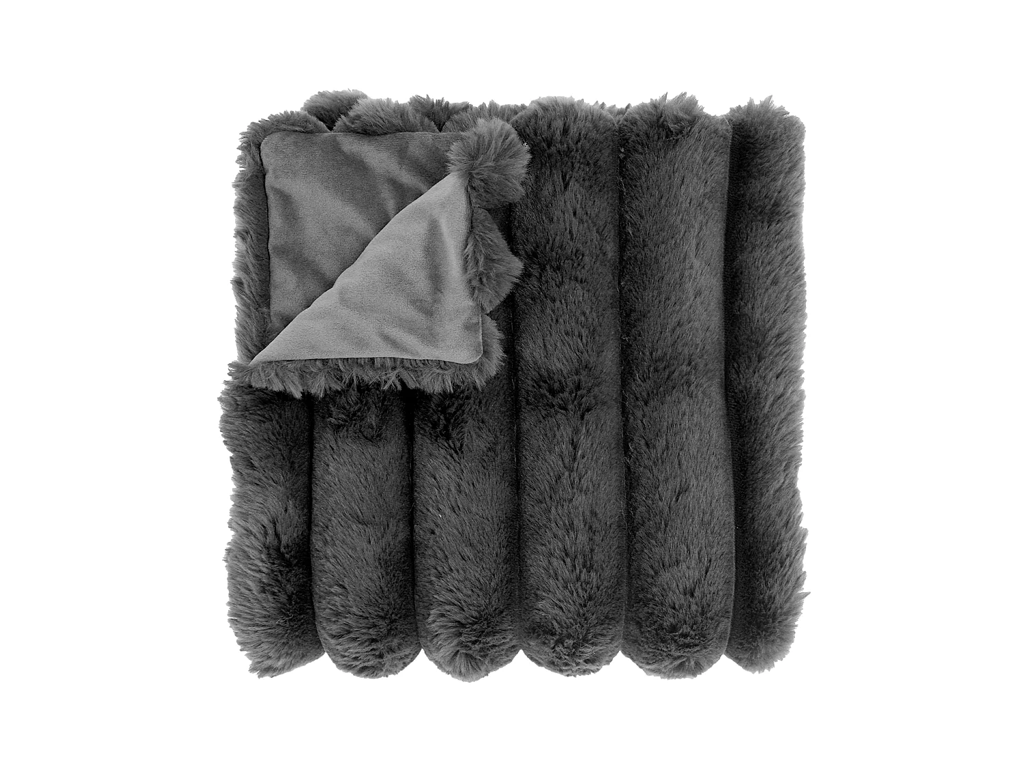 Plaid Liebe 150x200cm - Gris Foncé