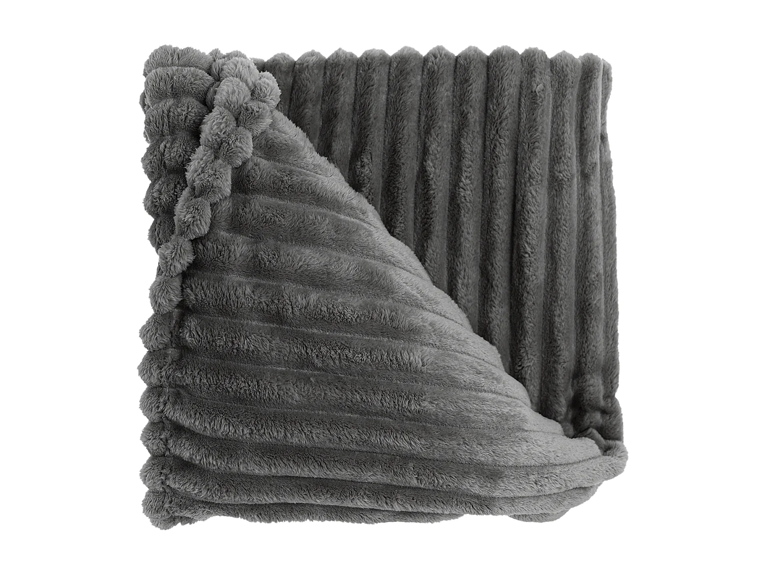 Plaid Lex 150x200cm - Gris foncé