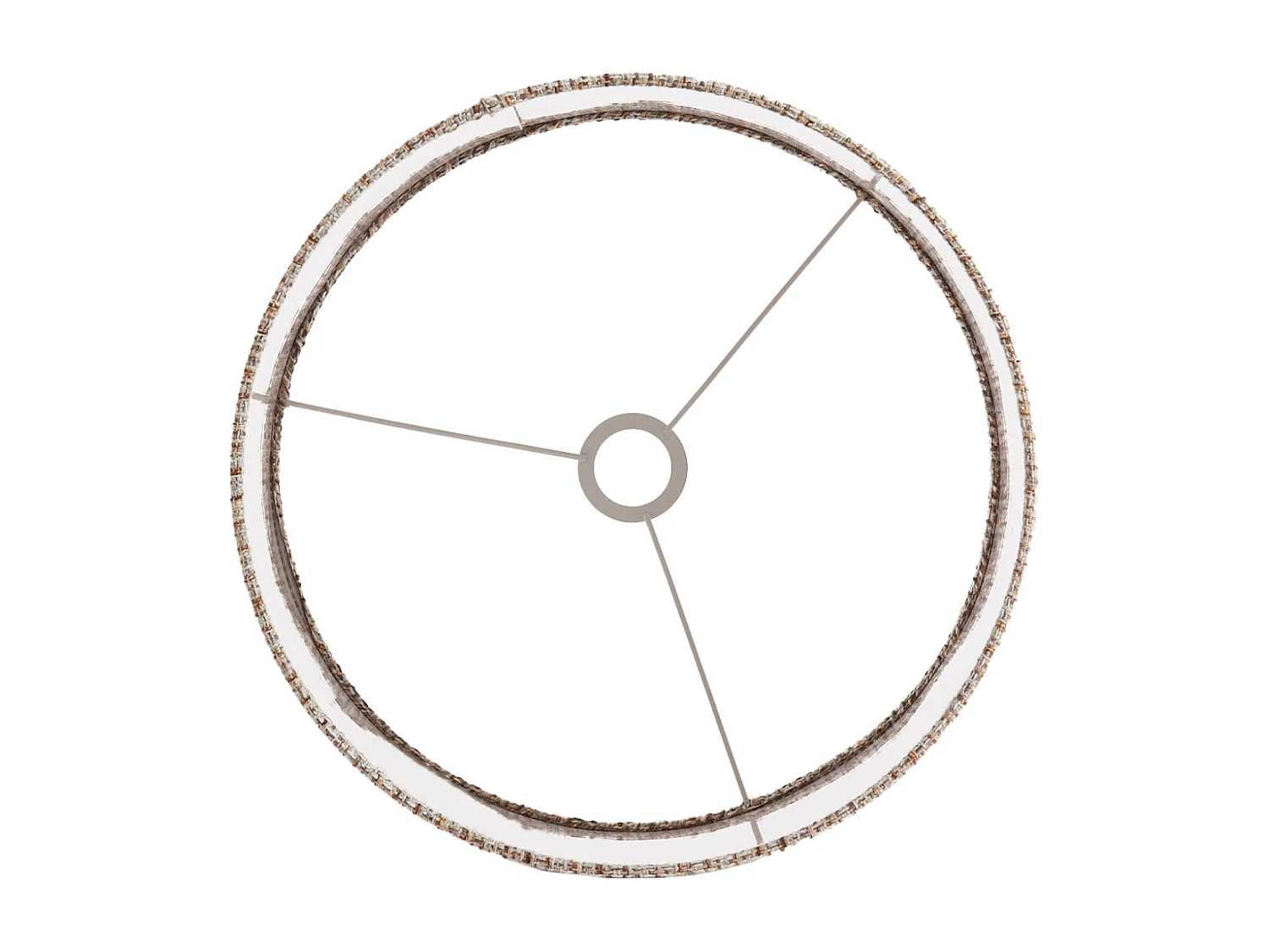 Lampenkap OKAVI - Ø40x30 cm - Bruin