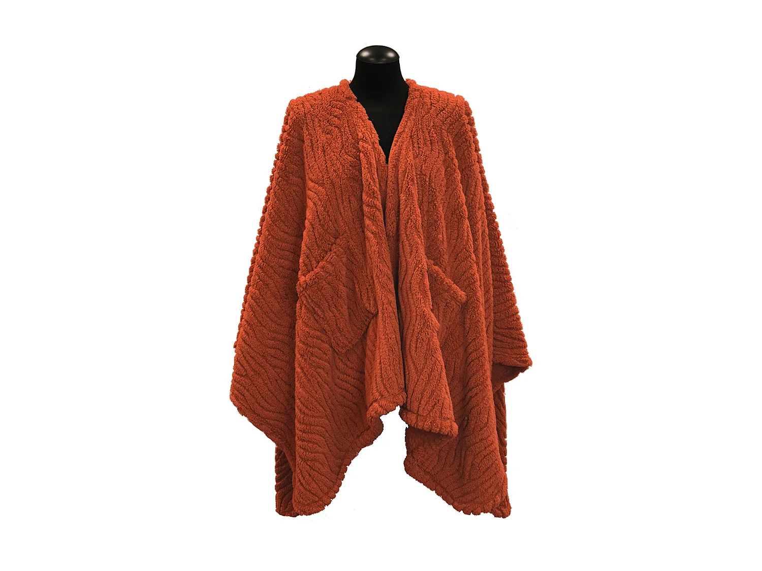 Omslagplaid Clio 148x160cm - Orange Flame