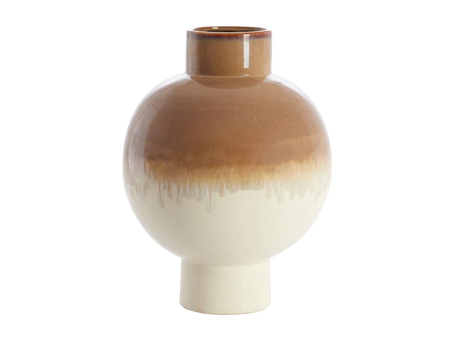 Vase ZELATA - Ø34x46 cm - Blanc