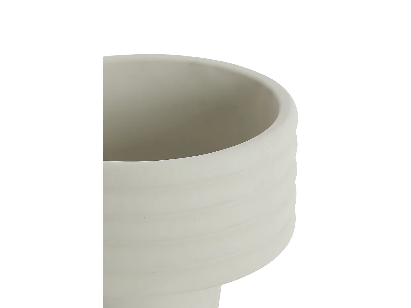 Vase SYLVA - Ø30x27 cm - Blanc