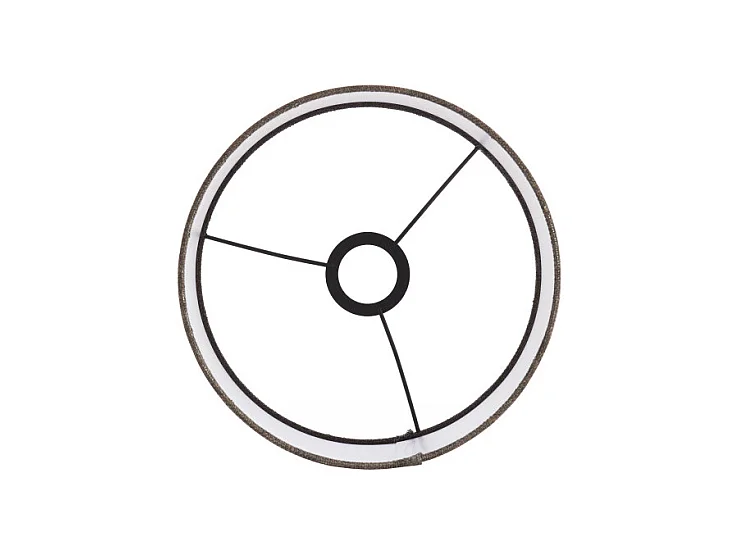 Abat-jour BRANFO - Ø25x27 cm - Marron