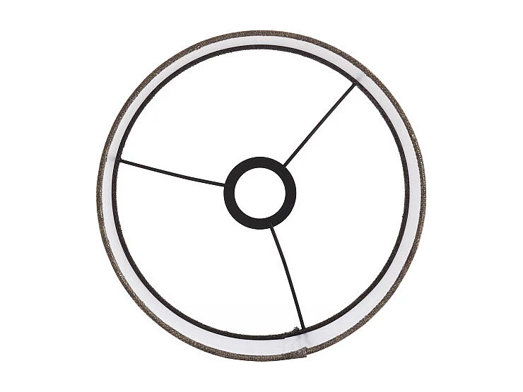 Abat-jour BRANFO - Ø25x27 cm - Marron