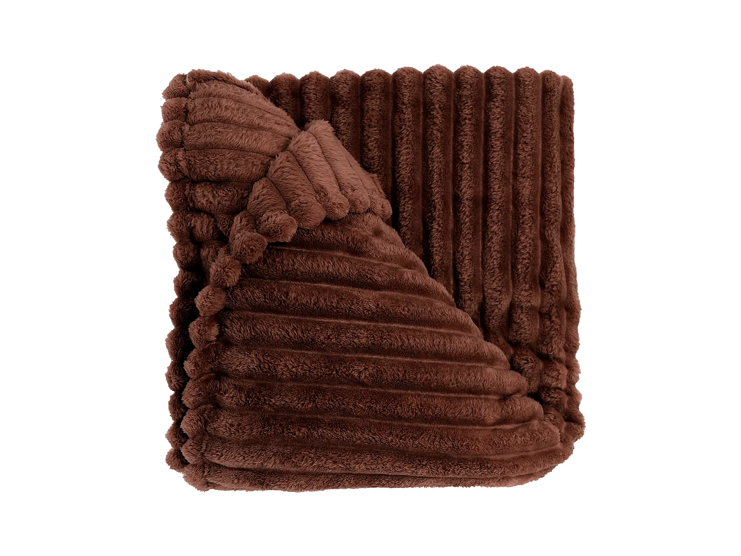 Plaid Lex 150x200cm - Marron Rocheux