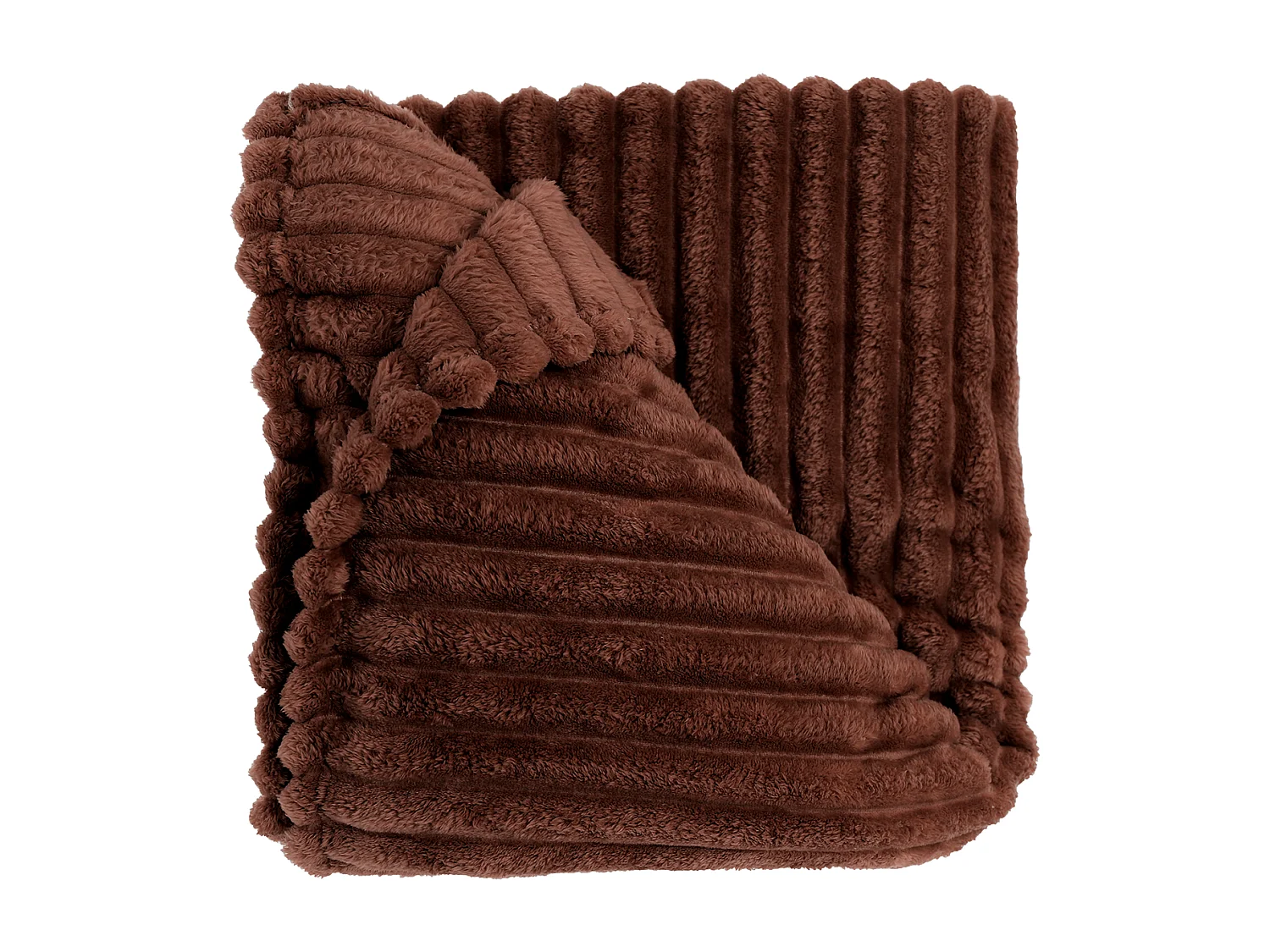 Plaid Lex 150x200cm - Marron Rocheux