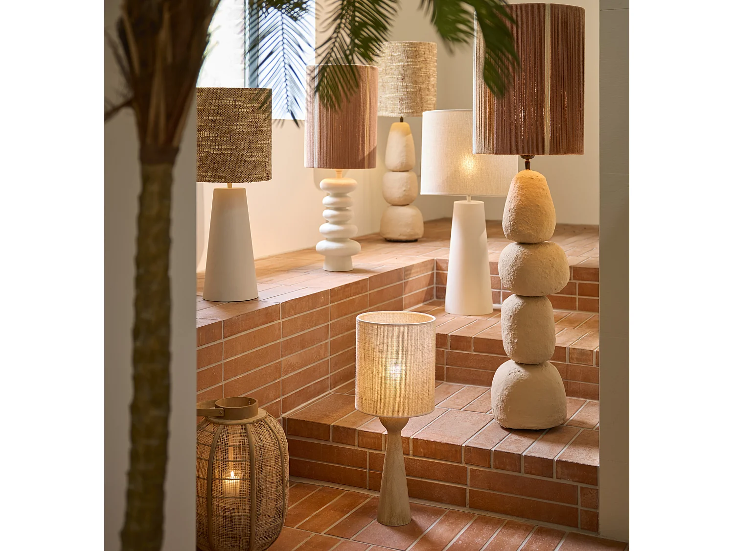 Abat-jour OSIRE - Ø30x32 cm - Gris