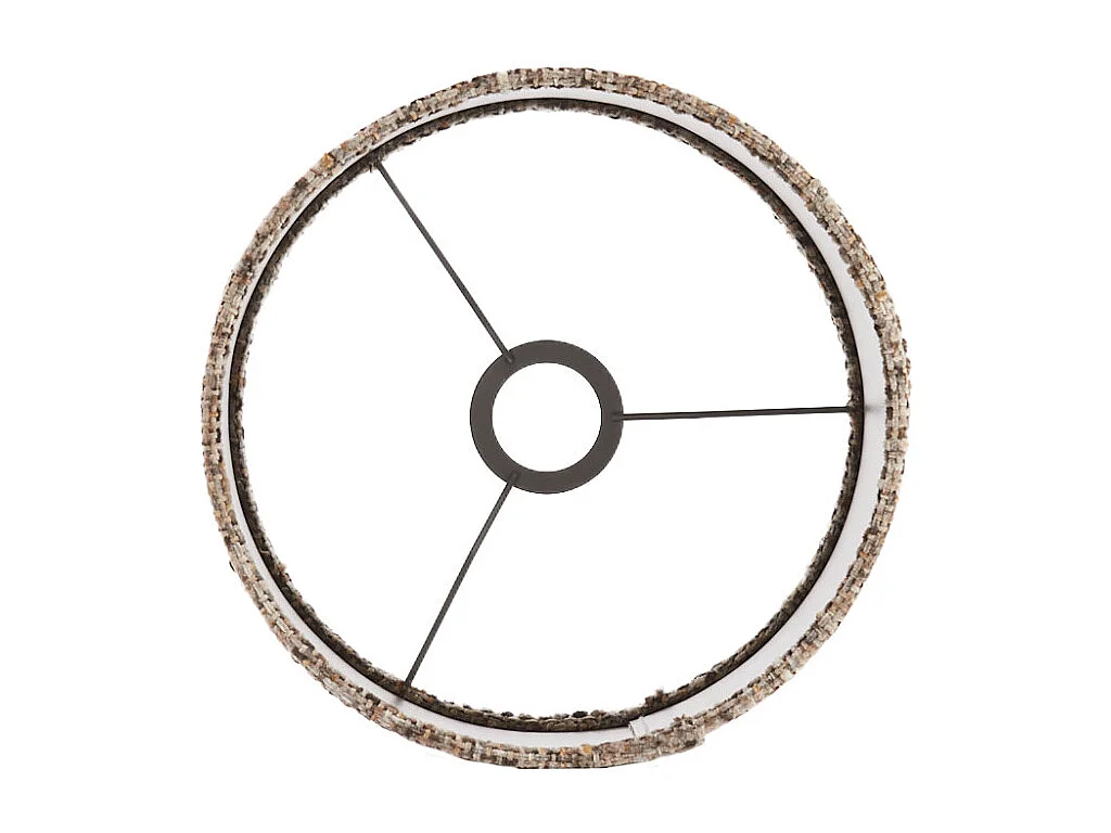 Abat-jour OSIRE - Ø25x27 cm - Gris