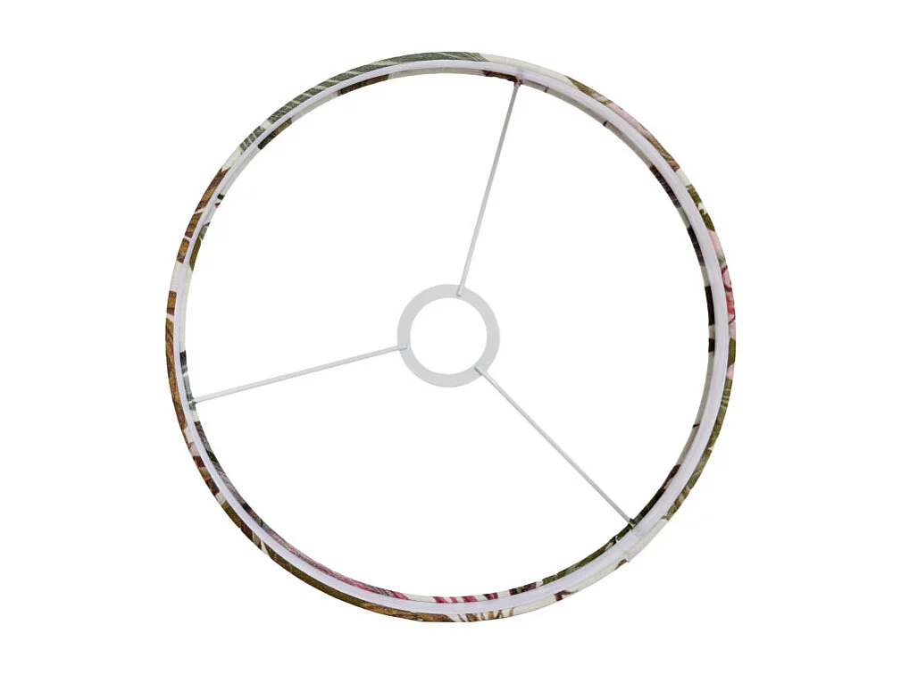 Abat-jour ISADORE - Ø30x21 cm - Blanc