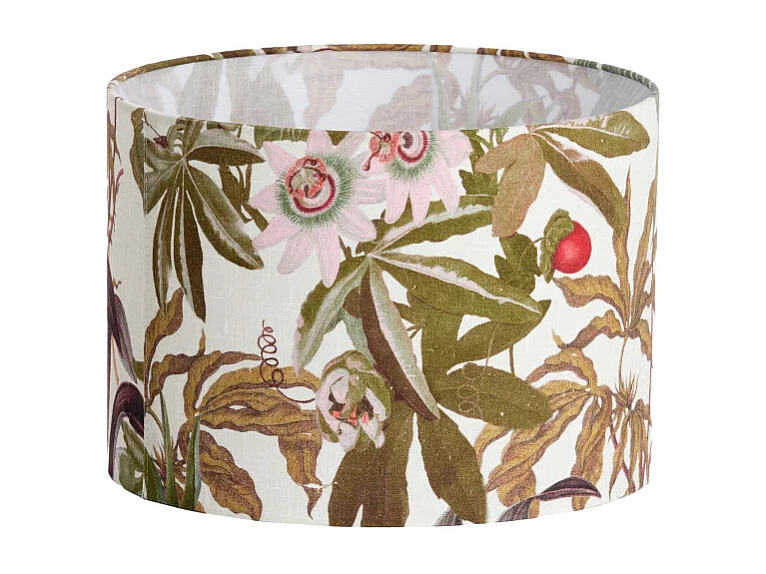 Abat-jour ISADORE - Ø30x21 cm - Blanc