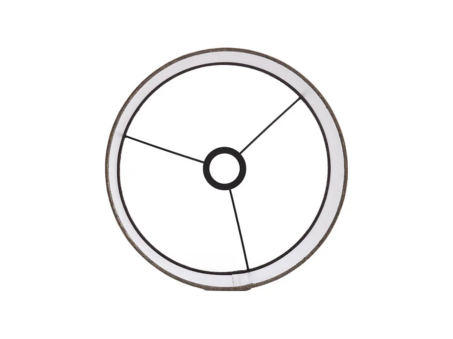 Abat-jour BRANFO - Ø30x32 cm - Marron