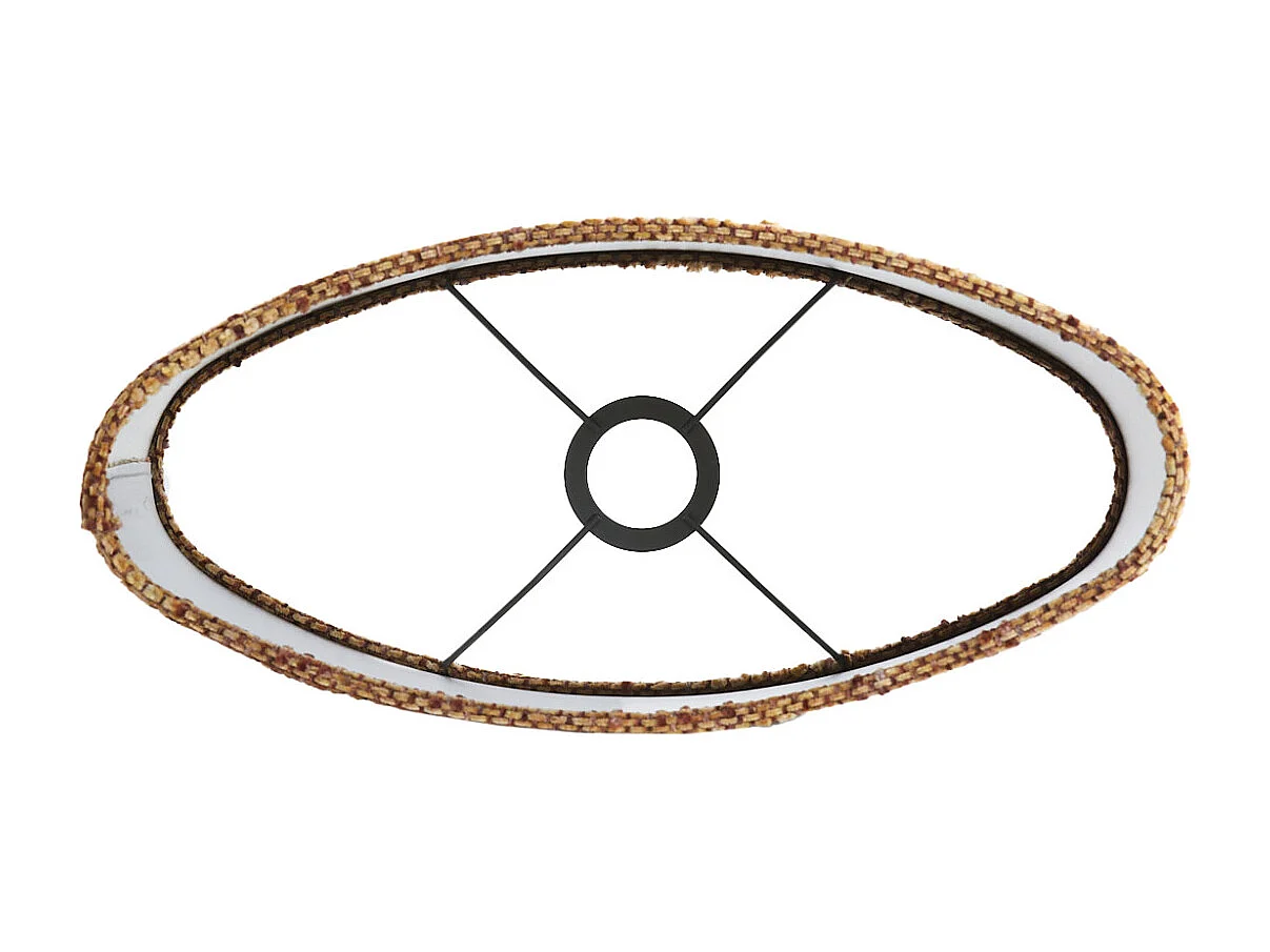 Abat-jour OSIRE - 38x17,5x28 cm - Marron