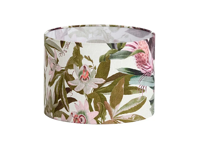 Abat-jour ISADORE - Ø25x18 cm - Blanc