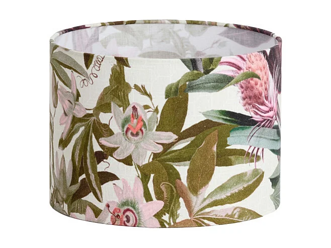 Abat-jour ISADORE - Ø25x18 cm - Blanc