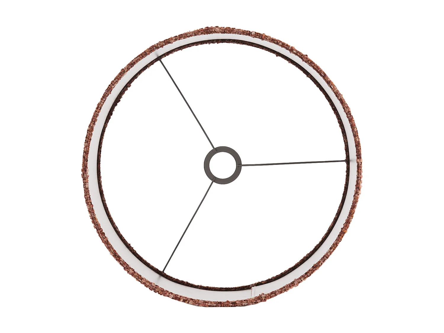 Abat-jour OSIRE - Ø40x30 cm - Rouge