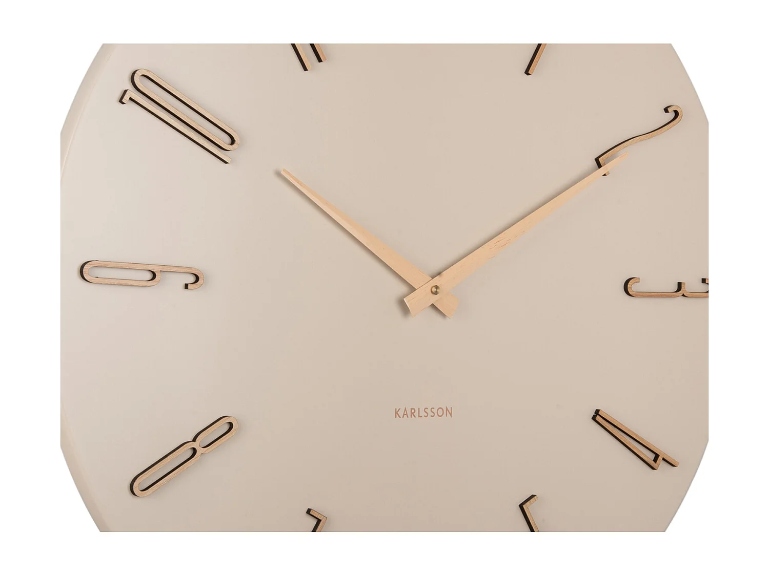 Wandklok Esmerado  - 2.5x60x60 cm - Wit