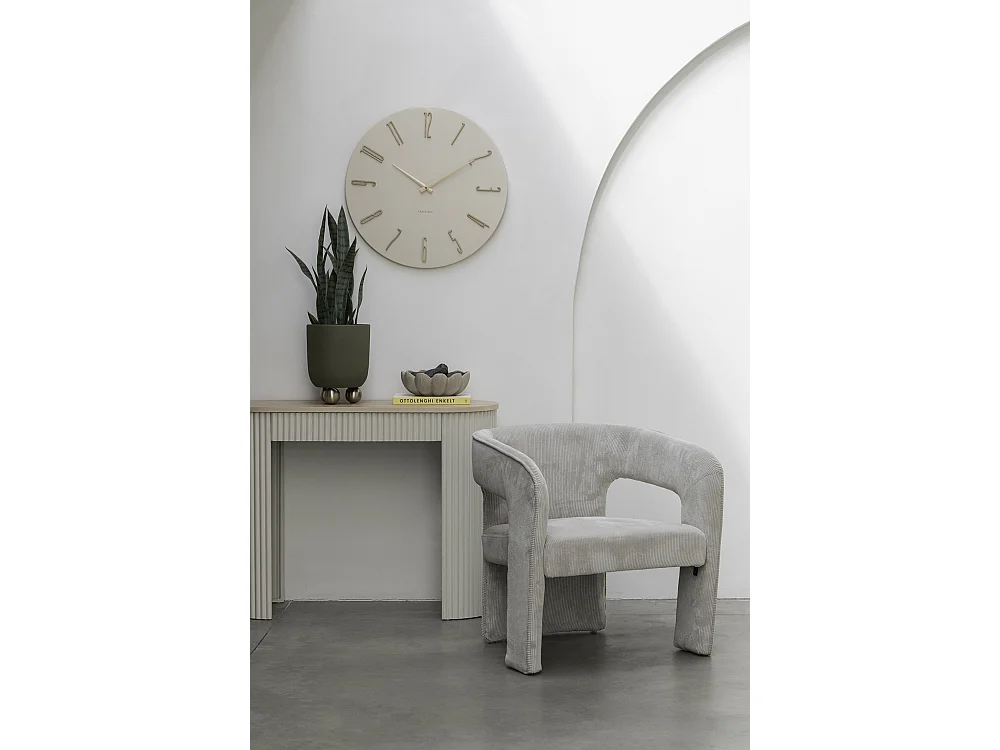 Wandklok Esmerado  - 2.5x60x60 cm - Wit