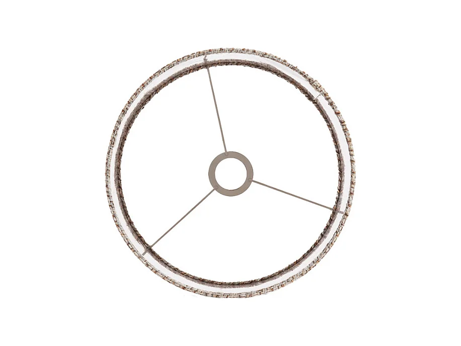 Abat-jour OKAVI - Ø30x32 cm - Marron