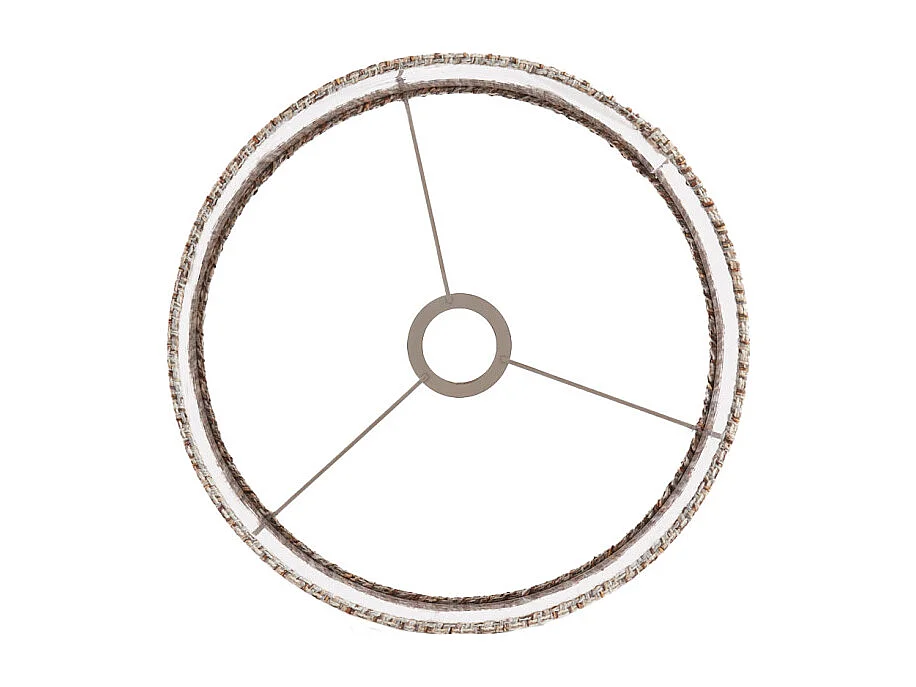 Abat-jour OKAVI - Ø30x32 cm - Marron