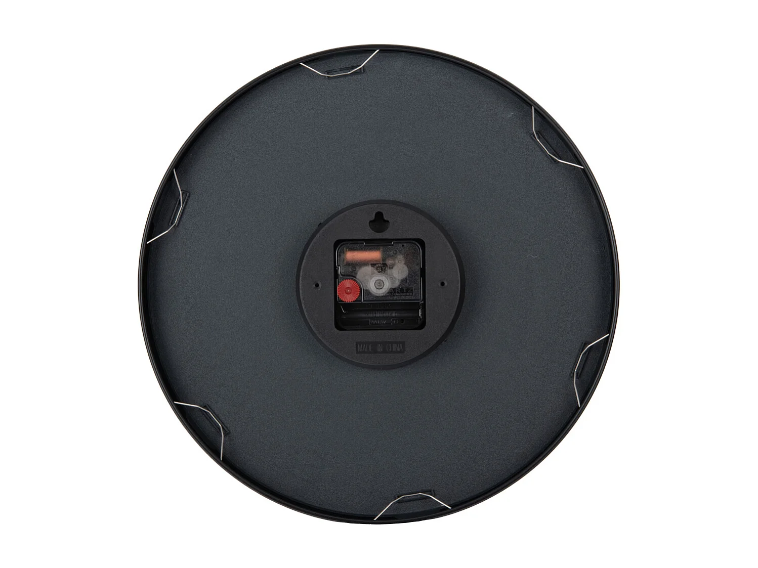 Horloge murale Fuerte Dome - 30,5 x 3 x 30,5 cm - Gris