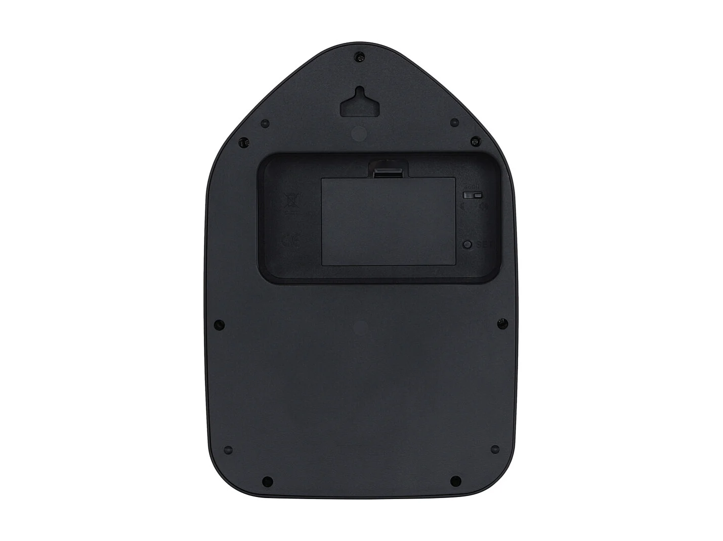 Horloge murale moderne pour chien - 29,1 x 29,1 x 29,1 cm - Noir