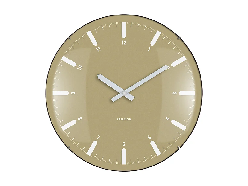 Horloge murale dôme Realista - 35 x 4,5 x 35 cm - Vert