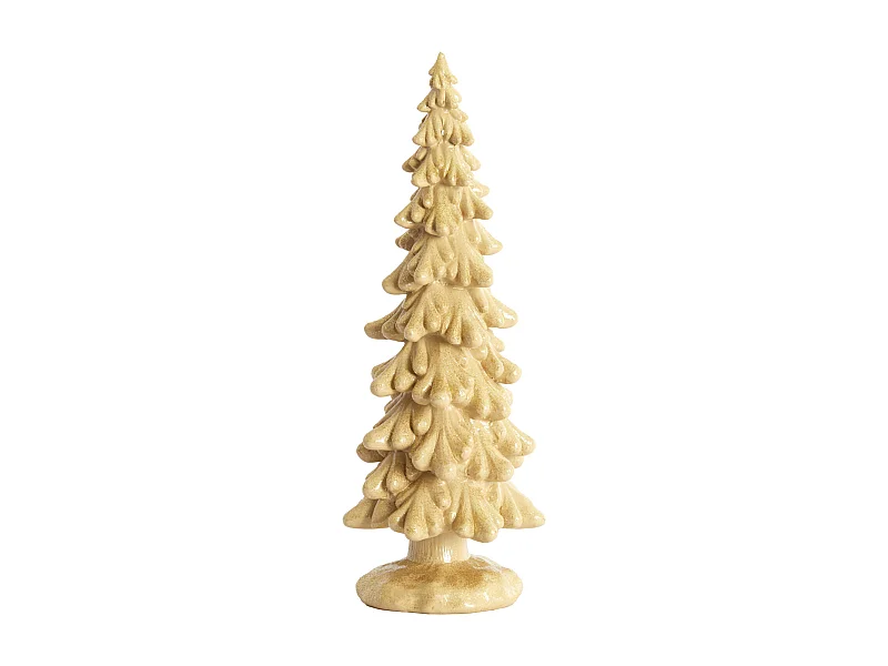 Ornement SAPIN DE NOËL - Ø13x35 cm - Doré
