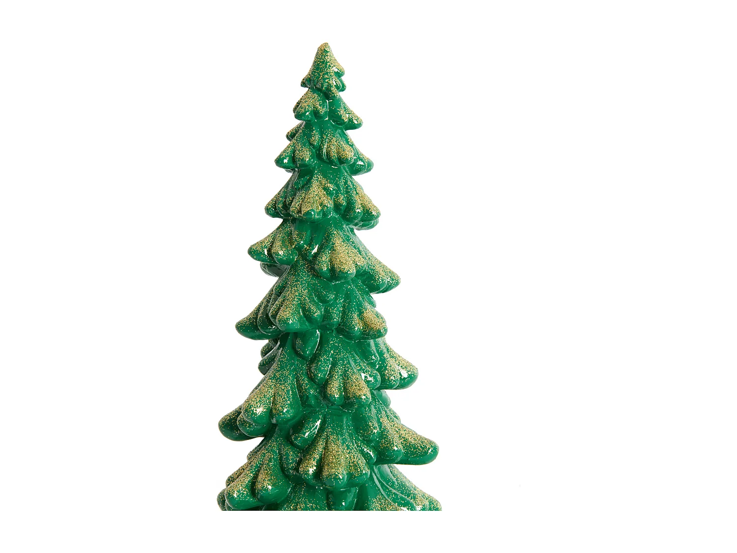 Ornament CHRISTMAS TREE - Ø13x35 cm - Groen