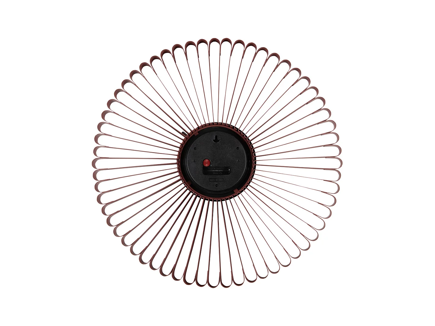 Horloge murale Cascara - 50x4x50 cm - Rouge