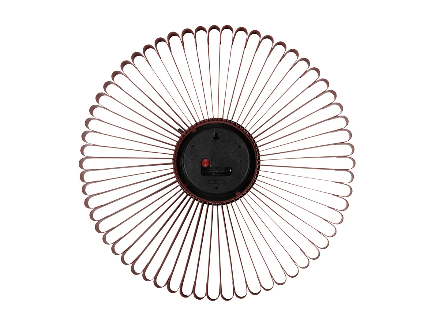 Horloge murale Cascara - 50x4x50 cm - Rouge