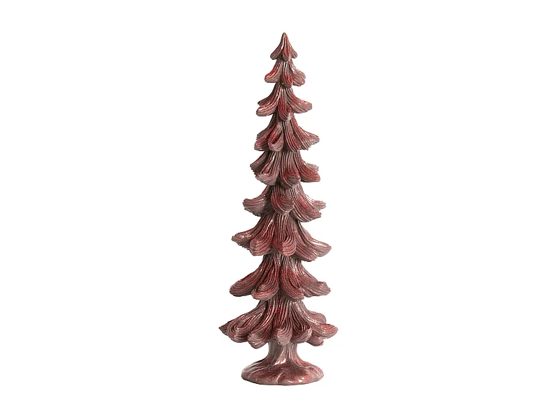 Ornement SAPIN DE NOËL - Ø15x42 cm - Rouge