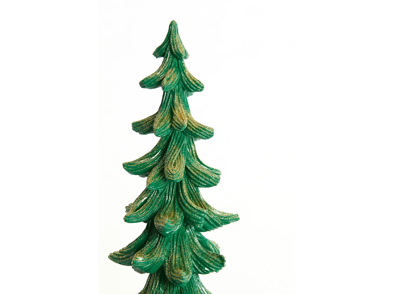 Ornament CHRISTMAS TREE - Ø15x42 cm - Groen