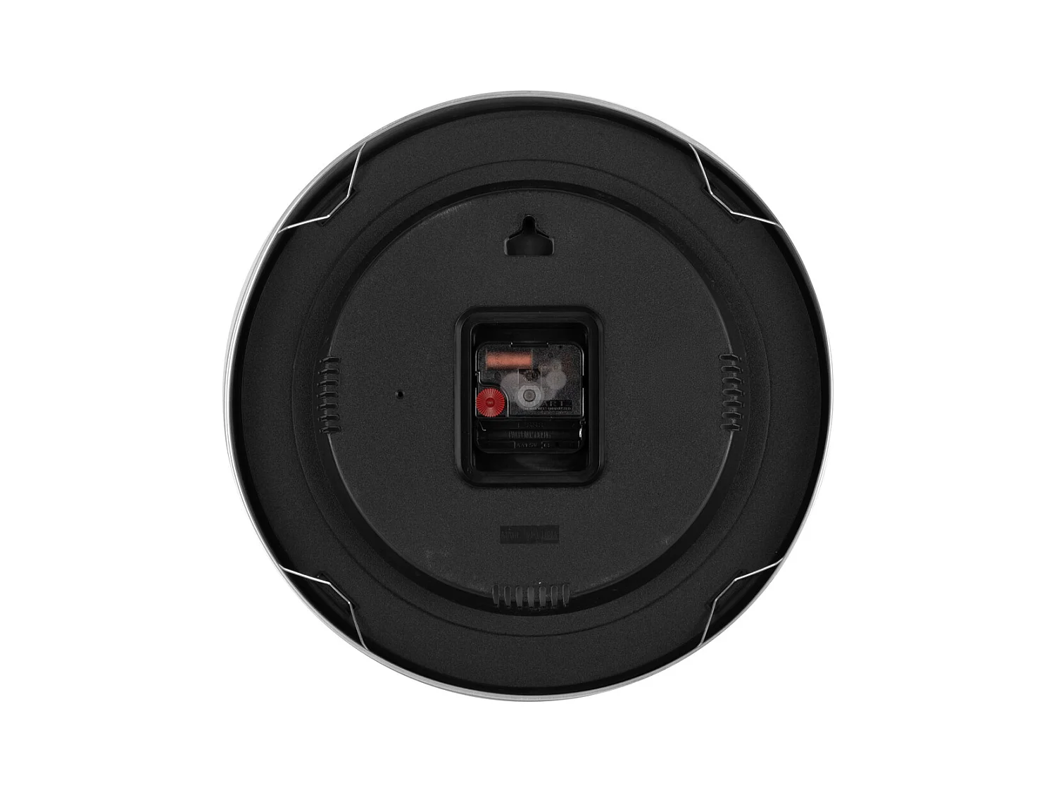 Horloge murale rétro tendance - 4 x 30 x 30 cm - Jaune