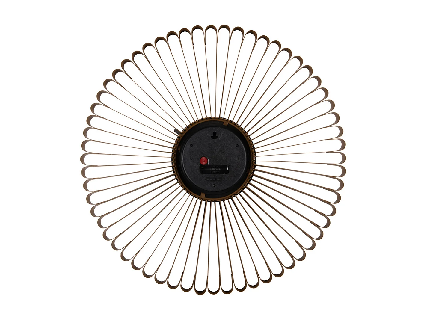 Horloge murale Cascara - 50x4x50 cm - Marron