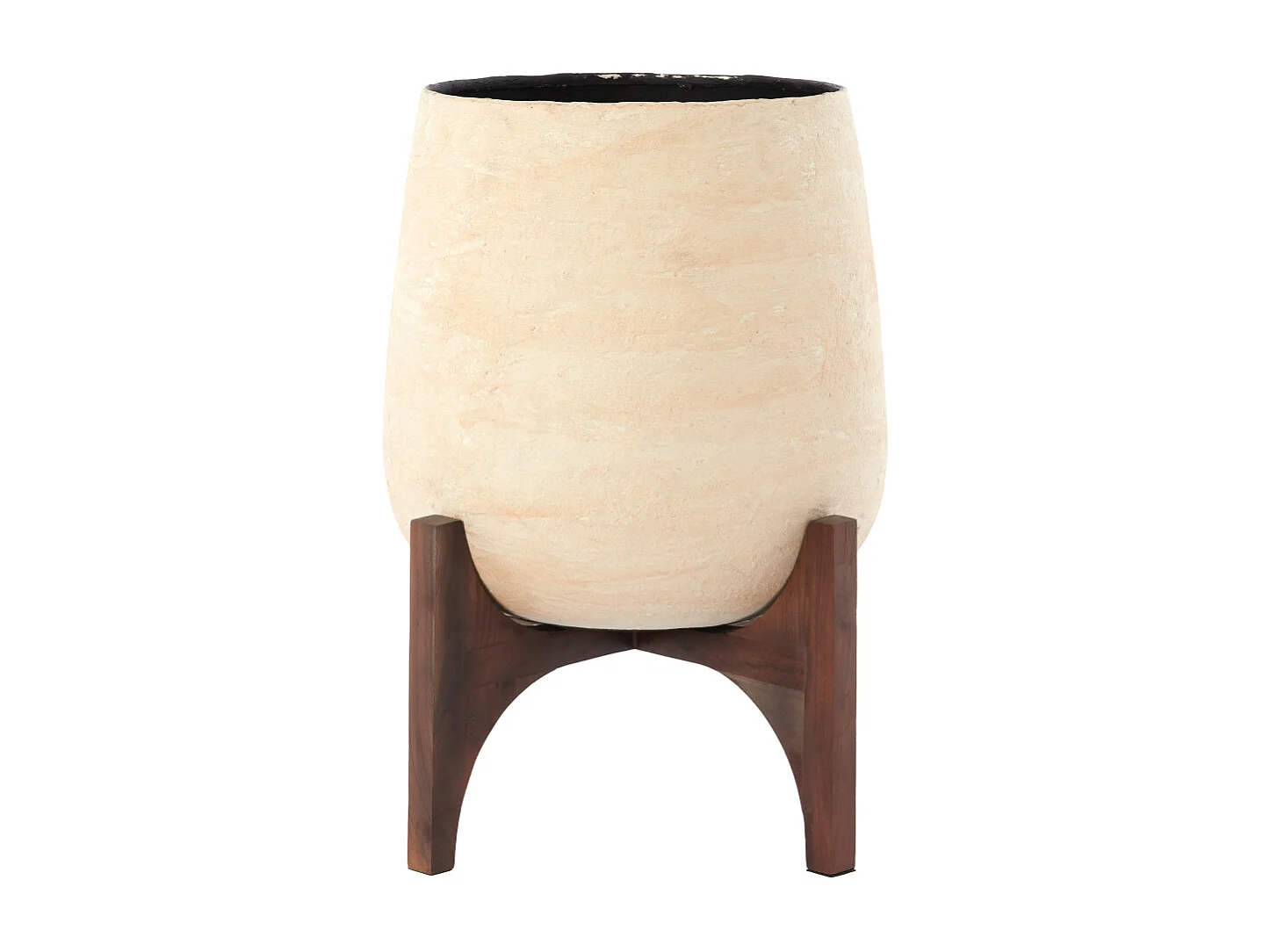 Pot KARUNA - Ø44x53 cm - Blanc