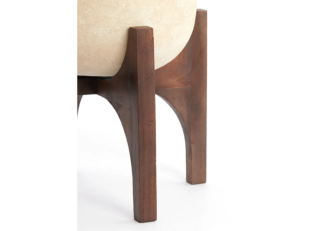 Pot KARUNA - Ø44x53 cm - Blanc