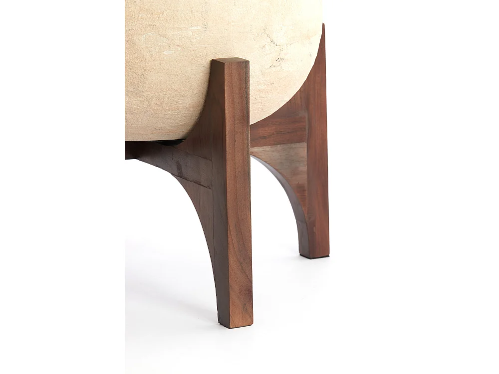 Pot KARUNA - Ø36x50 cm - Blanc